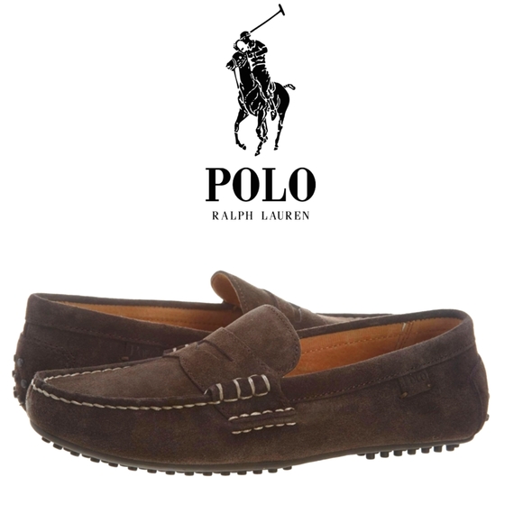 Polo by Ralph Lauren Shoes | Polo Ralph Lauren Brown Suede Wes Slip on Penny Loafers | Color: Brown | Size: 9.5 | Christen258's Closet